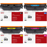 Charger l'image dans la galerie, 069 CRG-069 069H 4-Pack Toner Cartridge SET Compatible for Canon 069 069H MF753Cdw MF751Cdw LBP674Cdw LBP673Cdw LBP674Cx MF752Cdw MF756Cx(Black Cyan Magenta Yellow)