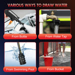 Load image into Gallery viewer, Cordless Pressure Washer with Brushless Motor, 870PSI Portable Power Washer with 24V 6AH Battery, 6 in 1 Nozzle and Digital Display, Black