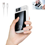 Load image into Gallery viewer, 5000mAh Magnetic Wireless Power Bank, 22.5W Fast Charging with LED Digital Display, Compatible with Wireless and Wired Charging, USB -C Battery Pack for Quick Charging Mobile Power, White