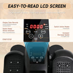 Load image into Gallery viewer, Amstech Under Desk Elliptical Machine, 12 Adjustable Speeds Mini ellipse Leg Exerciser with Remote Control, Forward & Backward Motion, Manual & Electric Dual Modes for Home Office