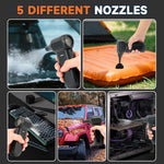 Lade das Bild in den Galerie-Viewer, BAOKALER 180000RPM Compressed Air Duster, Super Power Air Duster with 4-Gear Turbo Fan, Cordless Rechargeable Mini Blower for PC, Keyboard, Car, Home