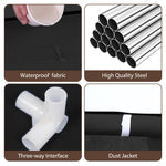 Lade das Bild in den Galerie-Viewer, BAOKALER 10-Tier Shoe Rack Organizer for Entryway, 27 Pairs Capacity Shoe Storage Shelf, 62.99*23.62*15.7 inch, Black