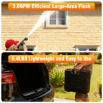 Lade das Bild in den Galerie-Viewer, 900PSI Cordless Pressure Washer, 3.0GPM Portable Power Washer with 6-in-1 Adjustable Nozzle, Power Cleaner with 16.4ft Hose for Cars/Patios, 2 Battery, Charger Included