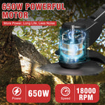 Load image into Gallery viewer, Weed Wacker, Cordless Electric Weed Eaters Weed Trimmer with 2 Battery, Black