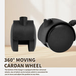 Load image into Gallery viewer, Clothes Rack Heavy Duty, Rolling Clothing Rack for Hanging Clothes, Double Rail Garment Rack, Adjustable Clothes Organizer on Wheels