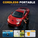 Lade das Bild in den Galerie-Viewer, BAOKALER 970PSI Cordless Pressure Washer with 2 x 4.0Ah Rechargeable Batteries, Portable Pressure Washer with 6-in-1 Adjustable Nozzle for Cars/Patios