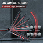 Load image into Gallery viewer, Adjustable Weight Bench, Foldable Workout Bench, Heavy Duty Weight Bench Press for Full Body, Home Gym Fitness Strength Training, Supports 700 Lbs