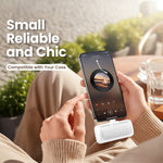 Lade das Bild in den Galerie-Viewer, Portable Charger, 22.5W Mini Charger Battery Pack with Foldable USB-C Plug, 5000mAh Power Bank Compatible with iPhone 17 16 15,White