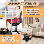 Load image into Gallery viewer, Amstech Under Desk Elliptical Machine, 12 Adjustable Speeds Mini ellipse Leg Exerciser with Remote Control, Forward & Backward Motion, Manual & Electric Dual Modes for Home Office
