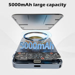 Lade das Bild in den Galerie-Viewer, Portable Charger, 20W PD Fast Charging for iPhone, 5000mAh Power Bank Compatible with 17 16 15 14 13 12, Ultral Slim Wireless Battery Pack, Perfect Gift for Family, Black