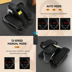 Load image into Gallery viewer, Amstech Under Desk Elliptical Machine, 12 Adjustable Speeds Mini ellipse Leg Exerciser with Remote Control, Forward & Backward Motion, Manual & Electric Dual Modes for Home Office