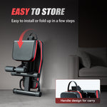 Load image into Gallery viewer, Adjustable Weight Bench, Foldable Workout Bench, Heavy Duty Weight Bench Press for Full Body, Home Gym Fitness Strength Training, Supports 700 Lbs