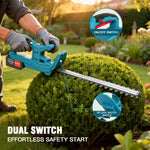 Carica l'immagine nel visualizzatore di Gallery, 21V Cordless Hedge Trimmer, 20 Inch Hedge Trimmer for Bush Shrub Cutting, 2 Battery and Charger Included