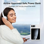 Load image into Gallery viewer, 5000mAh Magnetic Wireless Power Bank, 22.5W Fast Charging with LED Digital Display, Compatible with Wireless and Wired Charging, USB -C Battery Pack for Quick Charging Mobile Power, White