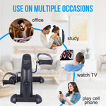 Lade das Bild in den Galerie-Viewer, BAOKALER Desk Bike Pedal Exerciser, Mini Exercise Bike Stepper Indoor Exercise, Elder Bike Pedal Exerciser Under Desk Fitness Equipment with LCD Screen Display