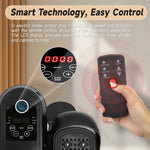 Load image into Gallery viewer, Amstech Under Desk Elliptical Machine, 12 Adjustable Speeds Mini ellipse Leg Exerciser with Remote Control, Forward & Backward Motion, Manual & Electric Dual Modes for Home Office