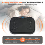 Lade das Bild in den Galerie-Viewer, RICAN Vibration Plate Exercise Machine, Full Body Workout Platform with Loop Bands & Remote Control for Home Fitness, Weight Loss & Muscle Toning, Vibrating Stand Shake Board, Black