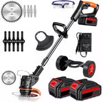 Load image into Gallery viewer, Weed Wacker, Cordless Electric Weed Eaters Weed Trimmer with 2 Battery, Black
