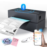 Load image into Gallery viewer, 4x6 Thermal Label Printer, Bluetooth Wireless Sticker Printer for Shipping, Business and Home Use, Compatible with iOS Android MacOS Windows