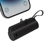 Lade das Bild in den Galerie-Viewer, Portable Charger 4500mAh, Ultra Mini Power Bank with Dual Output, Battery Pack for iPhone Series, for Samsung, for iPad Pro Air and More, Black