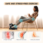 Load image into Gallery viewer, Amstech Under Desk Elliptical Machine, 12 Adjustable Speeds Mini ellipse Leg Exerciser with Remote Control, Forward & Backward Motion, Manual & Electric Dual Modes for Home Office