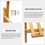 Load image into Gallery viewer, Plant Shelf, Bamboo 3-Tier Hanging Plant Stand Planter Shelves Flower Pot Organizer Rack Folding Display Shelving Plants Shelf Unit Holder