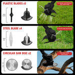 Load image into Gallery viewer, Weed Wacker, Cordless Electric Weed Eaters Weed Trimmer with 2 Battery, Black