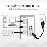 Load image into Gallery viewer, UPS 600VA/330W Backup Power, 3 Outlets, Battery Backup with Surge Protection, Only Suitable for Desktop computer