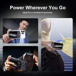 Cargar imagen en el visor de la galería, 10000mAh Magnetic Mini Power Bank, Magnetic Portable Charger, 20W Fast Wireless Charging, with LED Display, Compatible with iPhones, Black