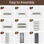 Lade das Bild in den Galerie-Viewer, BAOKALER 10-Tier Shoe Rack Organizer for Entryway, 27 Pairs Capacity Shoe Storage Shelf, 62.99*23.62*15.7 inch, Black