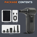 Lade das Bild in den Galerie-Viewer, BAOKALER 180000RPM Compressed Air Duster, Super Power Air Duster with 4-Gear Turbo Fan, Cordless Rechargeable Mini Blower for PC, Keyboard, Car, Home