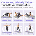 Load image into Gallery viewer, RICAN Pilates Reformer Board with Resistance Bands, Portable Pilates Board Ab Machine, Full Body Workout for Home, LED Timer & Calorie Display Ab Core Strengthener Trainer