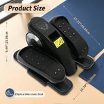 Load image into Gallery viewer, Amstech Under Desk Elliptical Machine, 12 Adjustable Speeds Mini ellipse Leg Exerciser with Remote Control, Forward & Backward Motion, Manual & Electric Dual Modes for Home Office