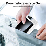 Load image into Gallery viewer, 5000mAh Magnetic Wireless Power Bank, 22.5W Fast Charging with LED Digital Display, Compatible with Wireless and Wired Charging, USB -C Battery Pack for Quick Charging Mobile Power, White