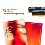 Load image into Gallery viewer, 054H 054 Toner Cartridge 4-Pack Compatible for Canon 054 054H CRG-054H Toner Cartridge Set for MF644Cdw MF642Cdw -Black Cyan Magenta Yellow )