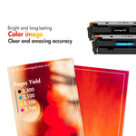 Lade das Bild in den Galerie-Viewer, 055 055H Toner Cartridge Replacement Compatible for Canon Cartridge 055 055H Color ImageCLASS MF743Cdw MF741Cdw MF745Cdw MF746Cdw LBP664Cdw Laser Printer(Black Cyan Magenta Yellow 4PACK)