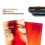 Charger l'image dans la galerie, 055H 055 Toner Cartridge Compatible for Canon 055H 055 imageCLASS MF741CDW MF743Cdw imageCLASS LBP664CX LBP663CDW Laser Printer (Black, Cyan, Magenta, Yellow, 4-Pack)