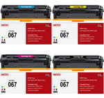 Charger l'image dans la galerie, 4-Pack 067 Toner Cartidge Replacement for Canon 067 067H CRG 067 Canon ImageCLASS MF656Cdw LBP632Cdw MF653Cdw LBP633Cdw MF654Cdw MF650 LBP630 Series Printer Ink (Black Cyan Yellow Magenta)