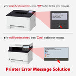 Charger l'image dans la galerie, 4-Pack 067 Toner Cartidge Replacement for Canon 067 067H CRG 067 Canon ImageCLASS MF656Cdw LBP632Cdw MF653Cdw LBP633Cdw MF654Cdw MF650 LBP630 Series Printer Ink (Black Cyan Yellow Magenta)