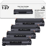 Charger l'image dans la galerie, 137 Toner Cartridge Black Compatible for Canon 137 CRG137 ImageCLASS ImageClass MF232w MF242dw D570 MF236n MF230 MF240 MF247dw MF227dw MF244dw MF232 MF230 Series Printer Ink (4-Pack)