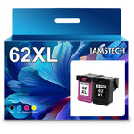 Charger l'image dans la galerie, IAMSTECH 62XL Ink Cartridges for HP 62 Ink works with HP Envy 5660 5540 5640 OfficeJet 200 250 5740 5745 Printer (Black, Tri-Color, 2-Pack)