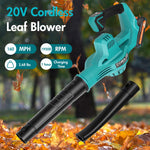 Lade das Bild in den Galerie-Viewer, BAOKALER Cordless Leaf Blower, 160MPH 20V Handheld Electric Leaf Blowers with 2 Battery, Lightweight Battery Powered Leaf Blower
