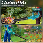 Lade das Bild in den Galerie-Viewer, BAOKALER Cordless Leaf Blower, 160MPH 20V Handheld Electric Leaf Blowers with 2 Battery, Lightweight Battery Powered Leaf Blower
