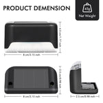 Load image into Gallery viewer, 12 Pack Solar Deck Lights Outdoor, Solar Step Lights Waterproof LED Solar Lights for Outdoor Stairs Step Fence Yard Patio Pathway Christmas Decoration Lights(Black-Warm White)