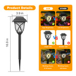 Lade das Bild in den Galerie-Viewer, TopZoo Solar Lights Outdoor Pathway, 6 Pack Solar Garden Stake Lights for Yard Patio Walkway Planter Pool, LED Waterproof, Warm White