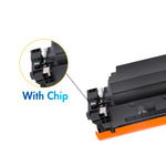 Load image into Gallery viewer, WITH CHIP for HP 210A 210X Laserjet Toner Cartridge 4-Pack Compatible for HP 210A W2100A 210X W2100X High Yield Toner for HP Laserjet 4301fdn 4201dn 4201dw 4301fdw Printer Ink