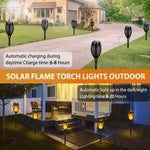 Load image into Gallery viewer, 8 Packs Solar Tiki Torch Lights with Flickering Flame, Waterproof H-alloween Solar Lights Outdoor, Solar H-alloween Pathway Lights, H-allowee Decor Lights for Garden, Lawn, Patio, Yard