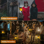 Load image into Gallery viewer, 8 Packs Solar Tiki Torch Lights with Flickering Flame, Waterproof H-alloween Solar Lights Outdoor, Solar H-alloween Pathway Lights, H-allowee Decor Lights for Garden, Lawn, Patio, Yard