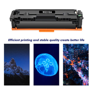 215A High Yield Toner Cartridges with Latest Chip, Replacement for HP 215A Laserjet Toner Cartridges 4 Pack,Work with HP Color Pro MFP M182nw,MFP M183fw,M182 M183 M155 Printers Ink
