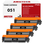 Load image into Gallery viewer, Amstech 4-Pack Compatible Toner for Canon 051(2168C001) for Canon imageCLASS LBP162dw LBP1692dwkg LBP161dn ic MF263dn MF264dw MF266dn MF267dw ic MF269dw(Black)

